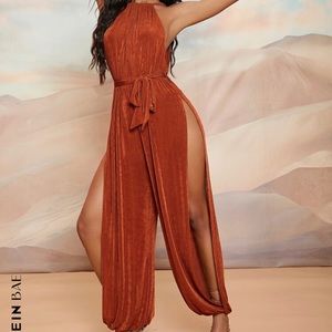 Brown jumpsuit